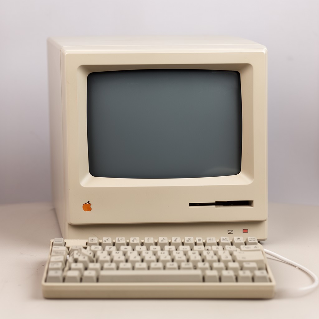 AI-generated illustration of original Macintosh 128K