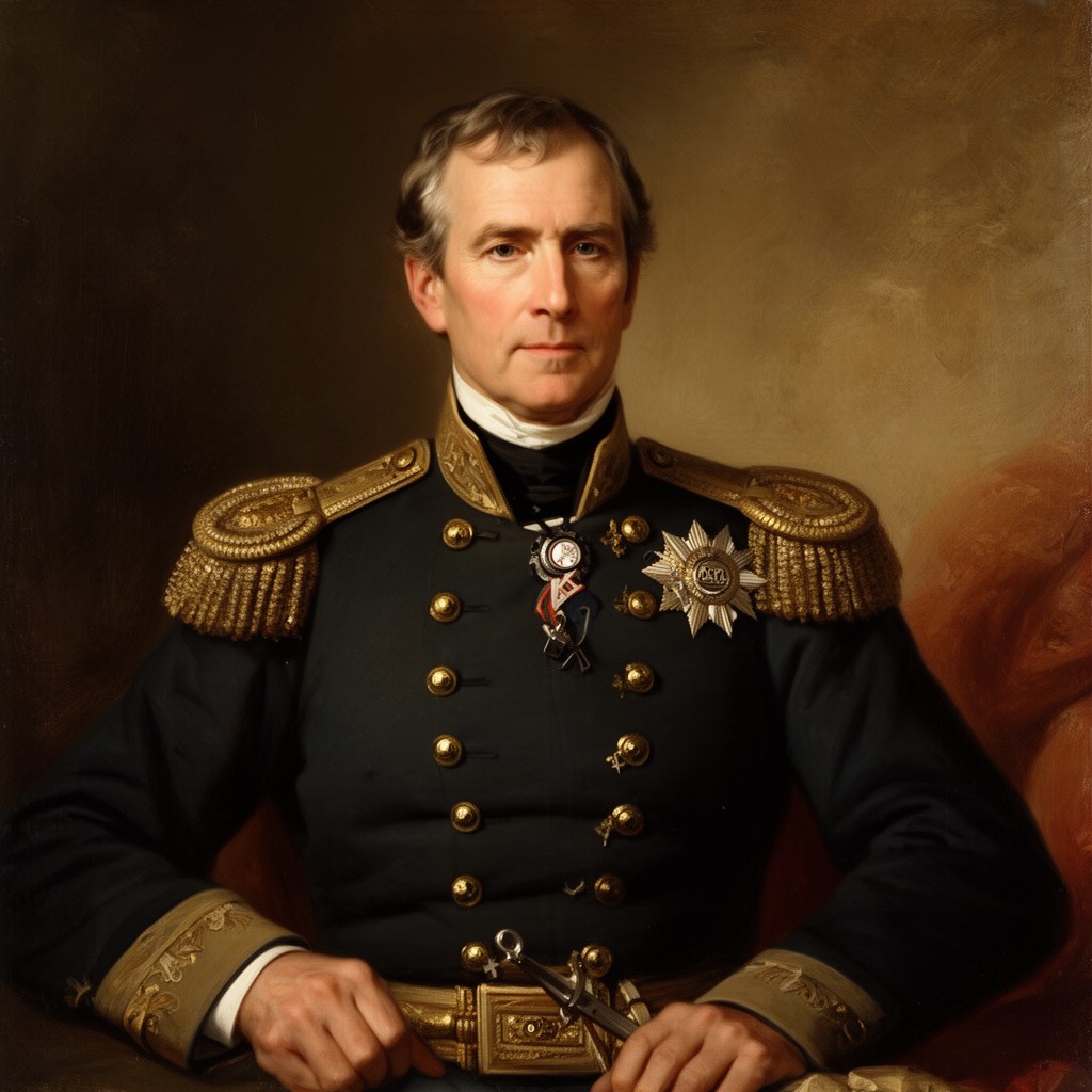 AI-generated illustration of Winfield Scott