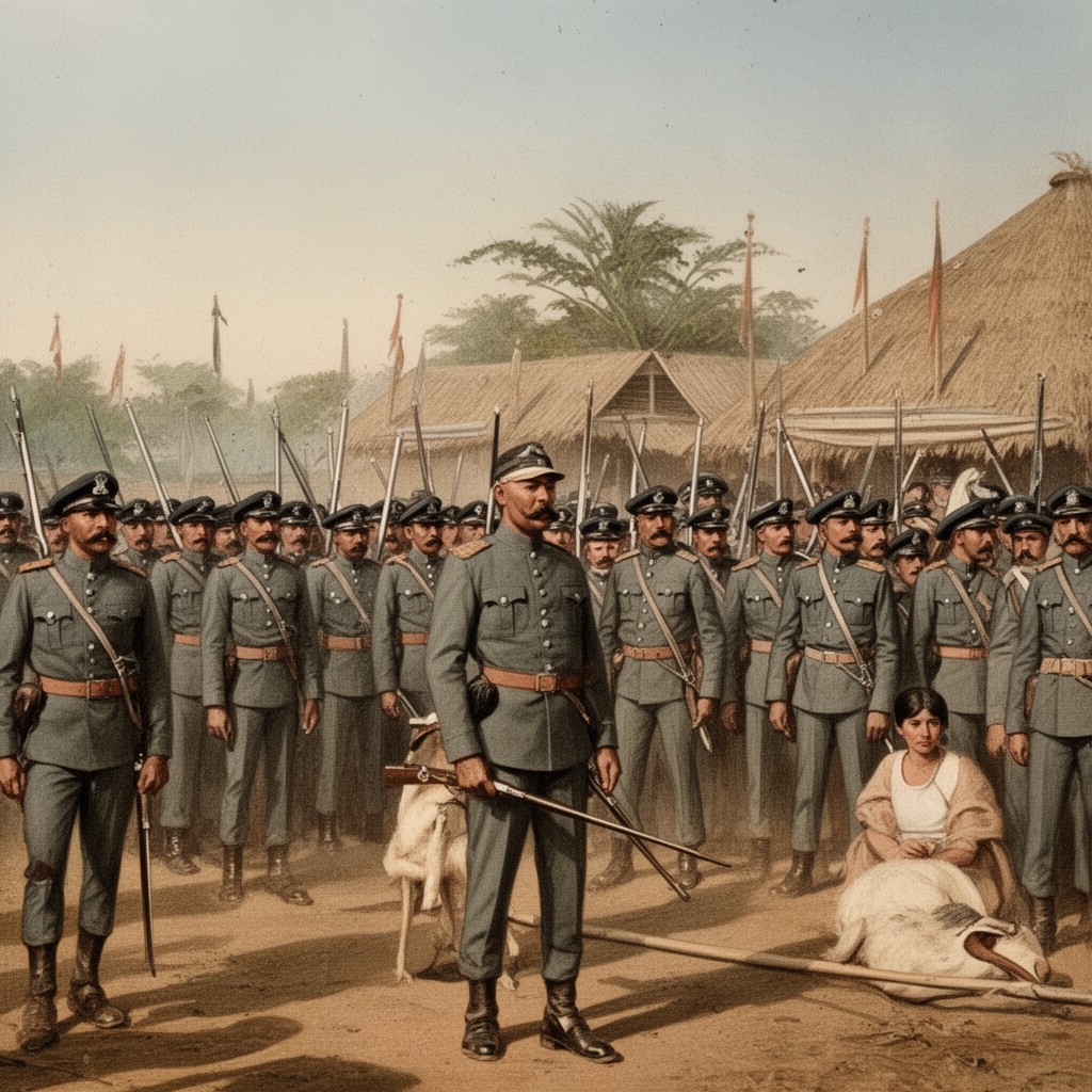 AI-generated illustration of Bengal Army