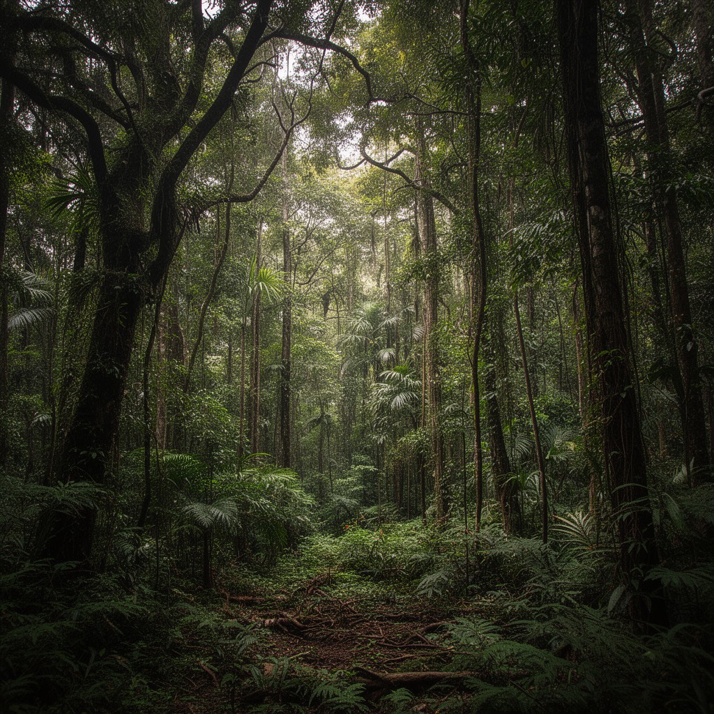 AI-generated illustration of Daintree Rainforest