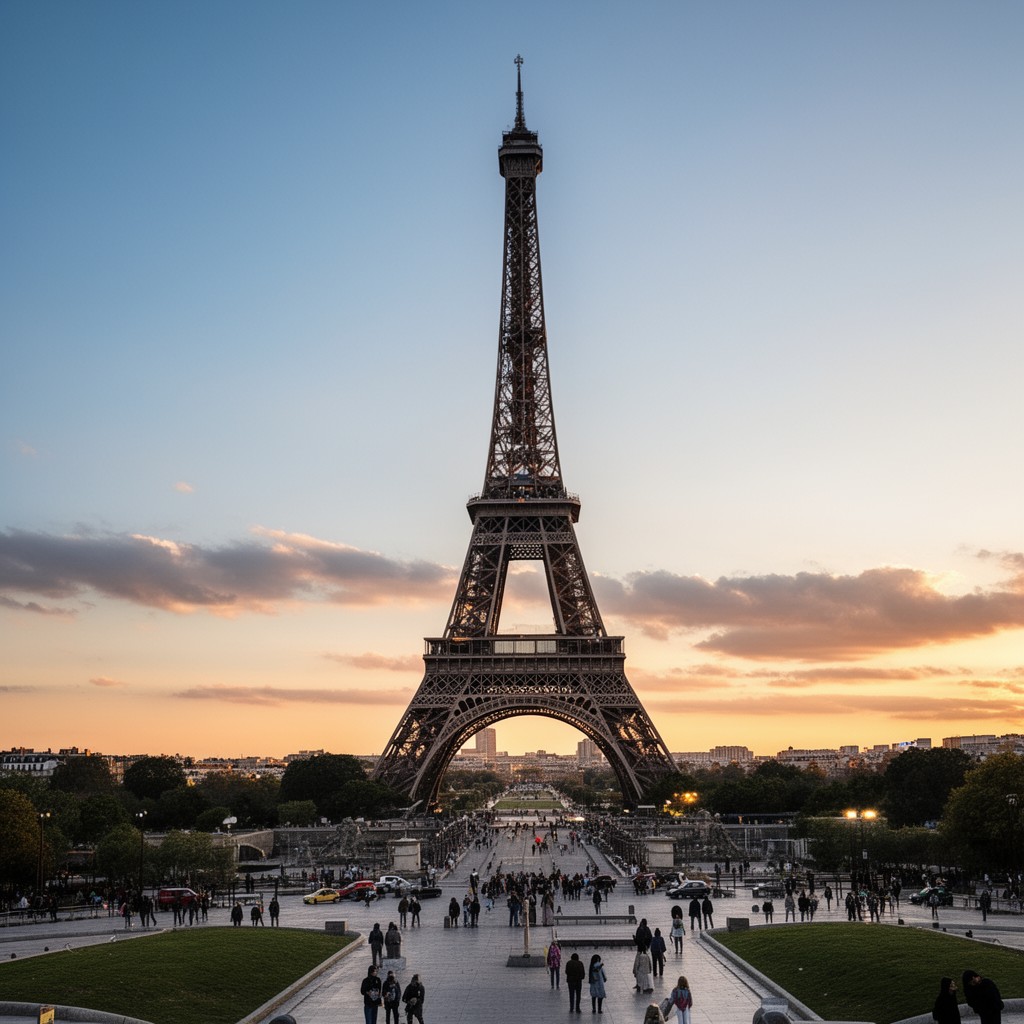 AI-generated illustration of Eiffel Tower