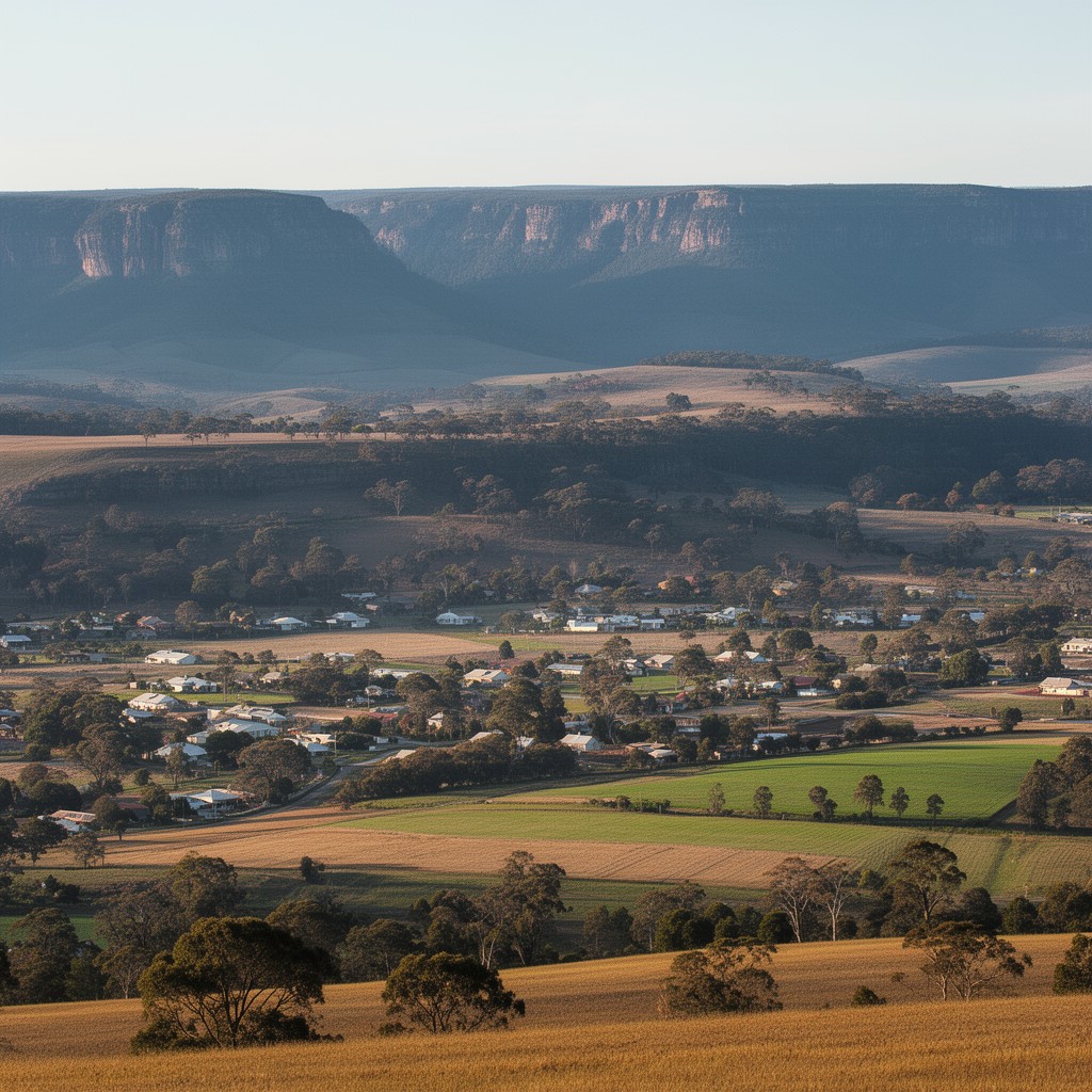 AI-generated illustration of Central Tablelands