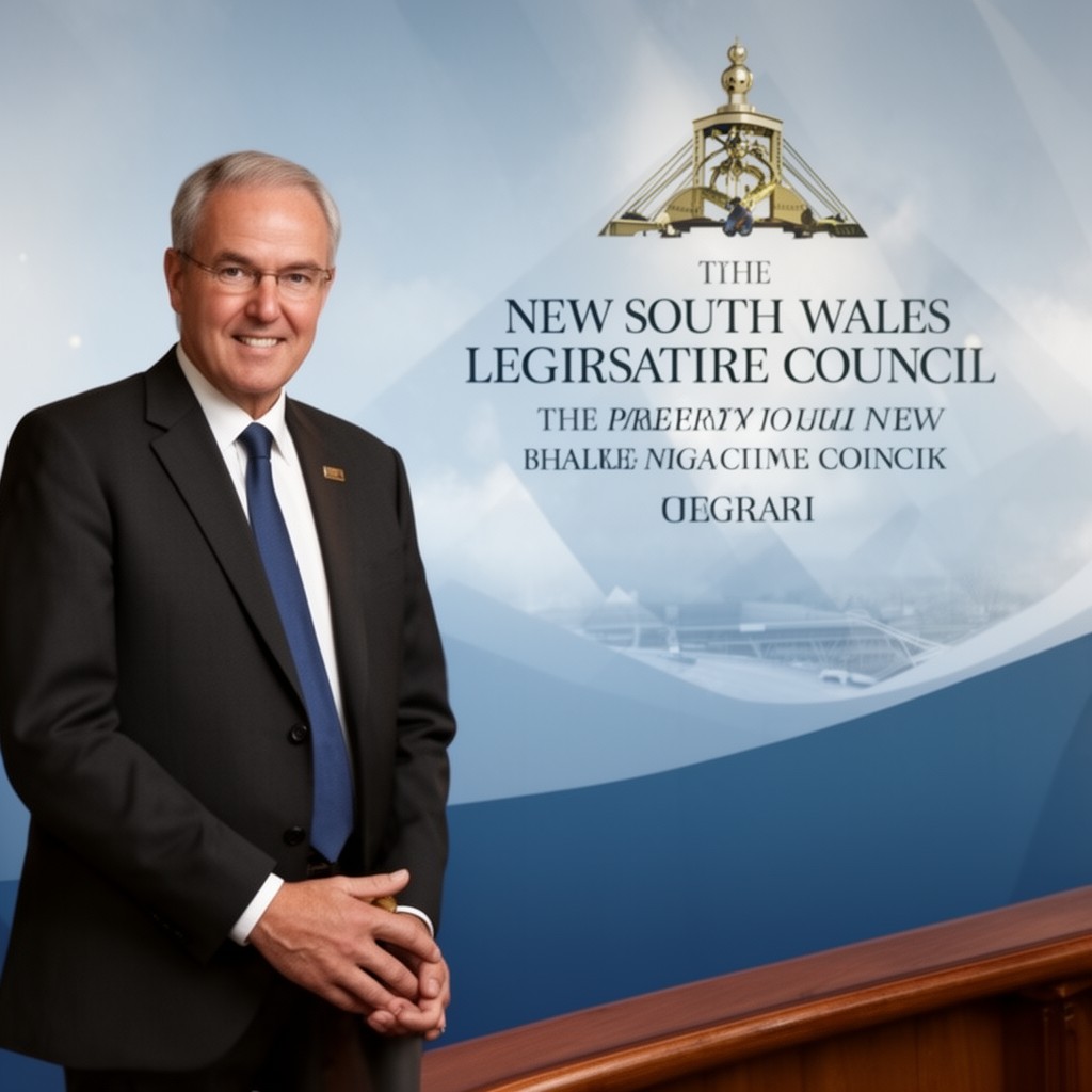 AI-generated illustration of President of the New South Wales Legislative Council