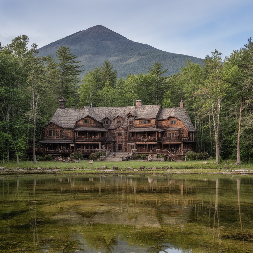 AI-generated illustration of Sagamore Camp