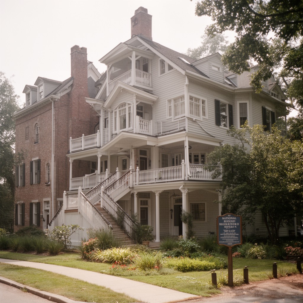 AI-generated illustration of National Register of Historic Places