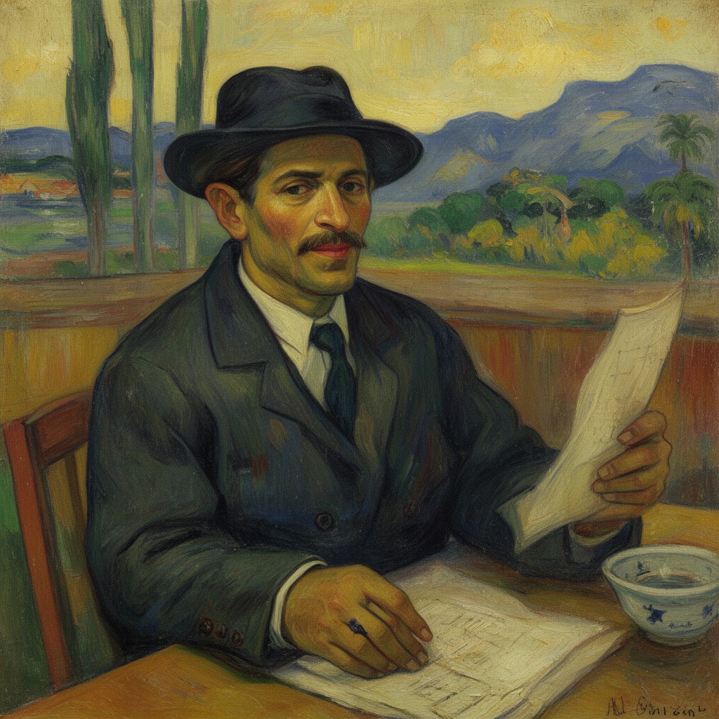 AI-generated illustration of Paul Gauguin
