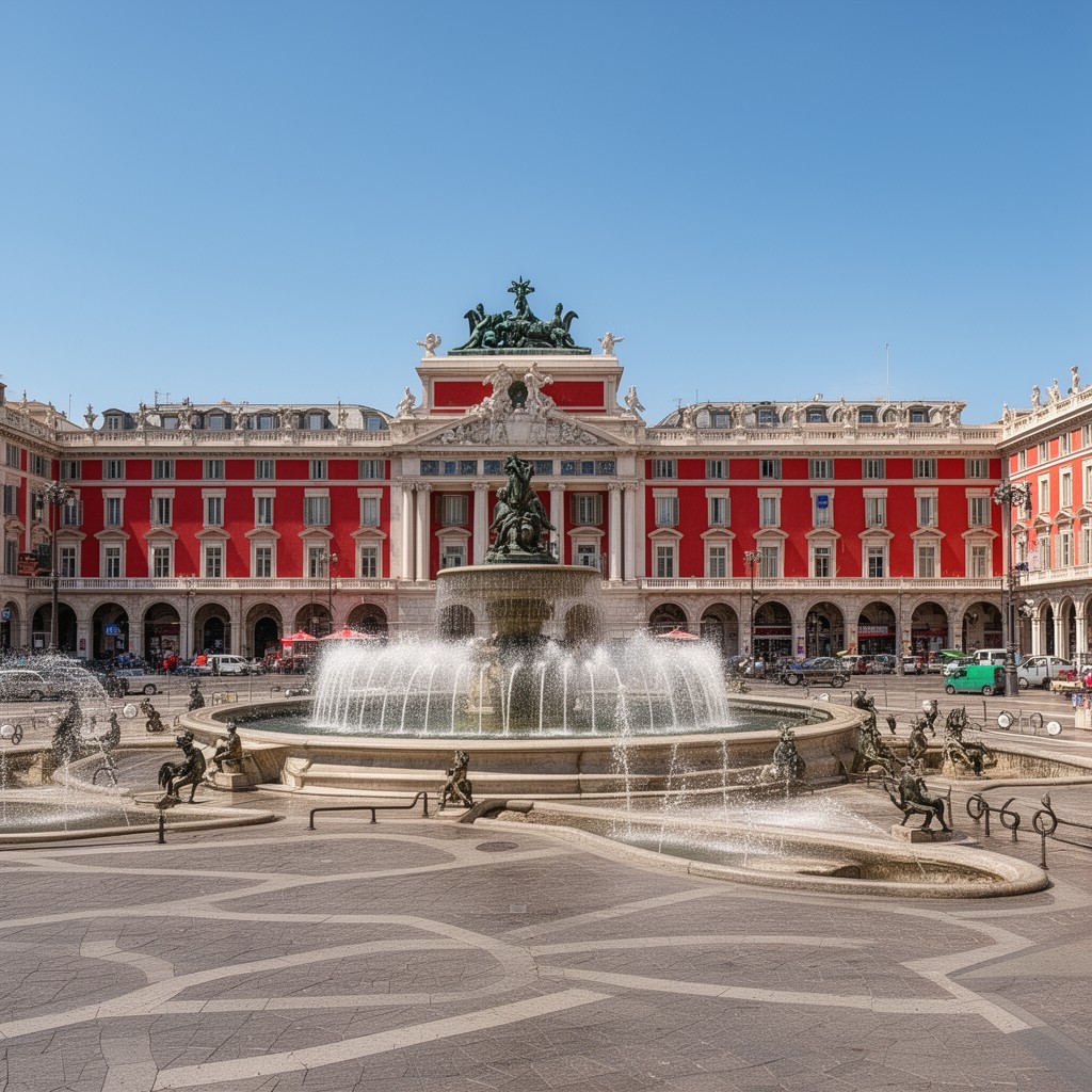 AI-generated illustration of Place Masséna