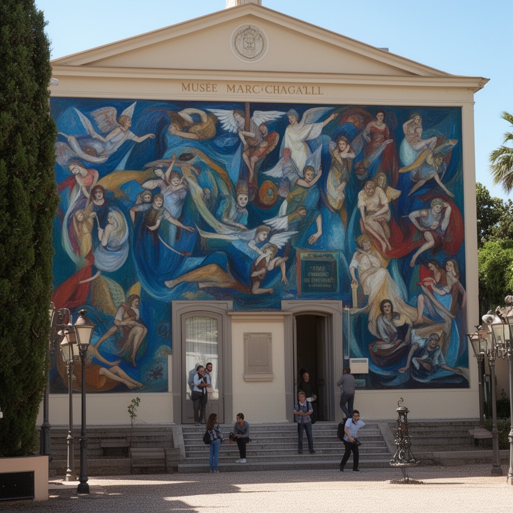 AI-generated illustration of Musée Marc Chagall