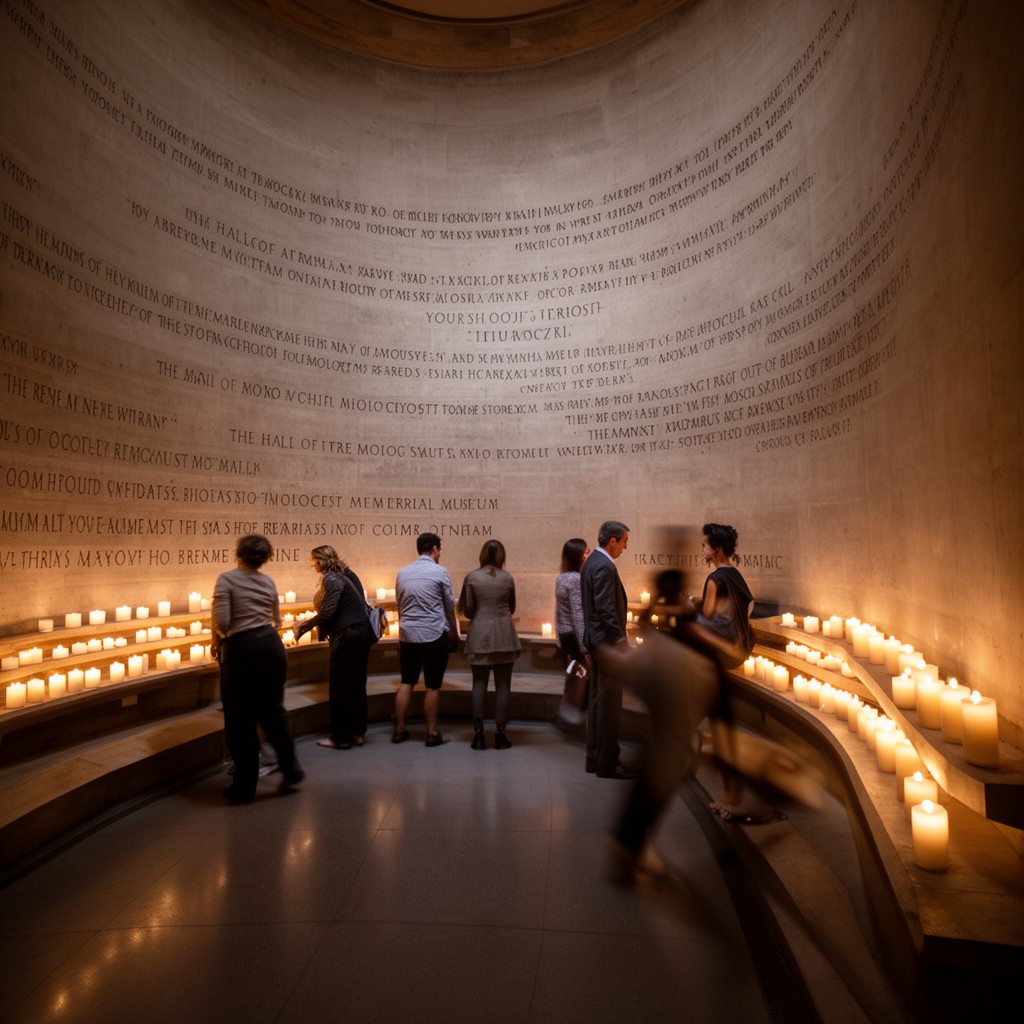 AI-generated illustration of Hall of Remembrance