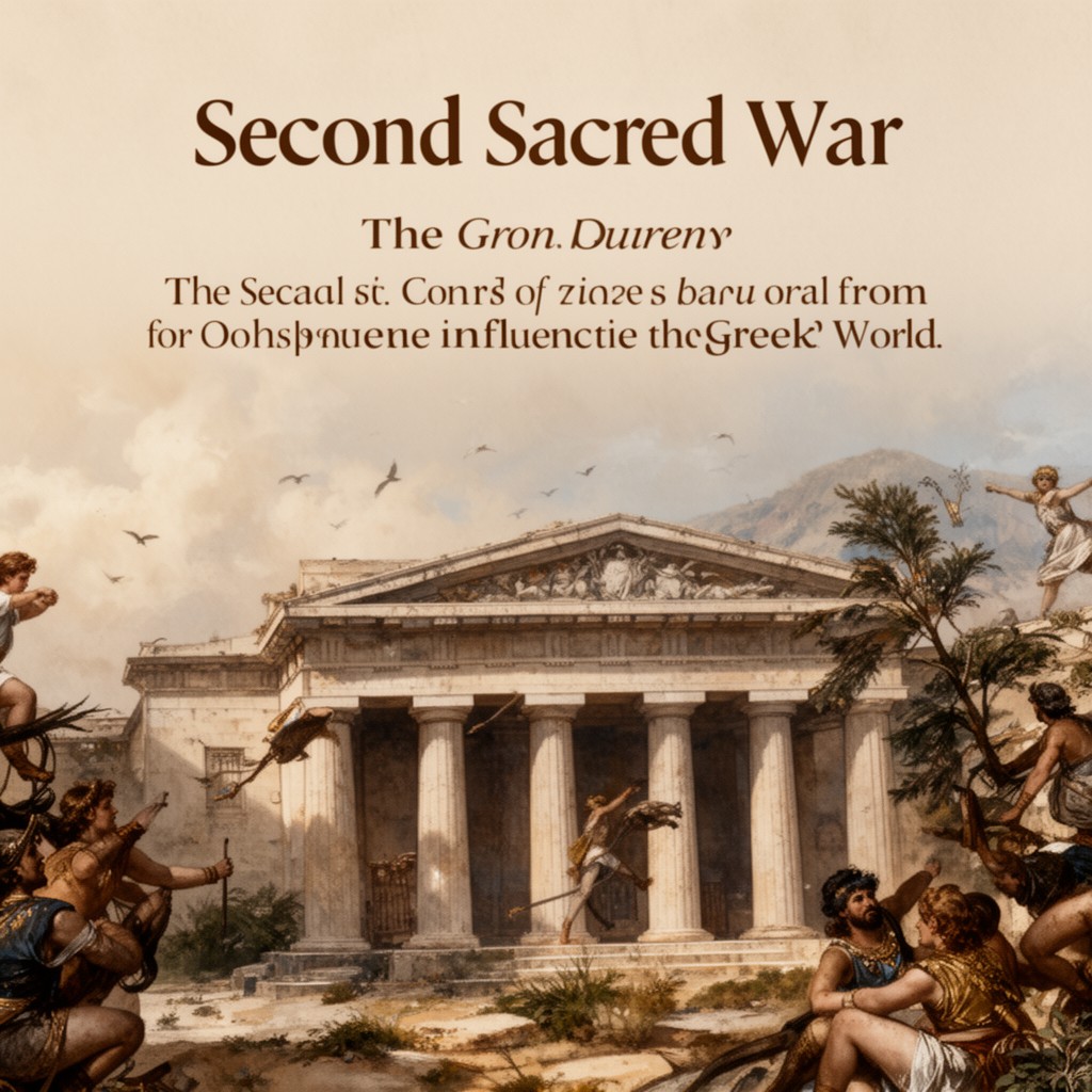AI-generated illustration of Second Sacred War