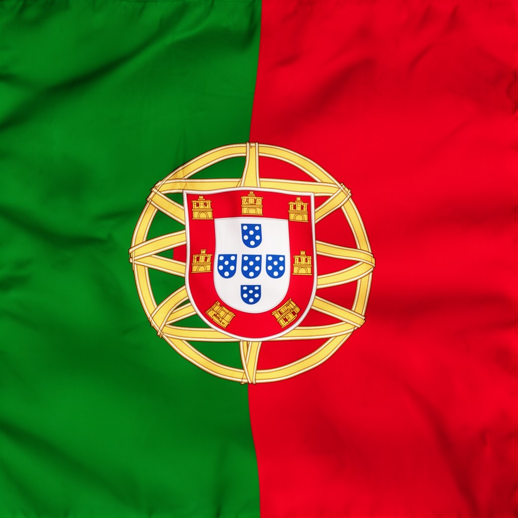 AI-generated illustration of flag of Portugal