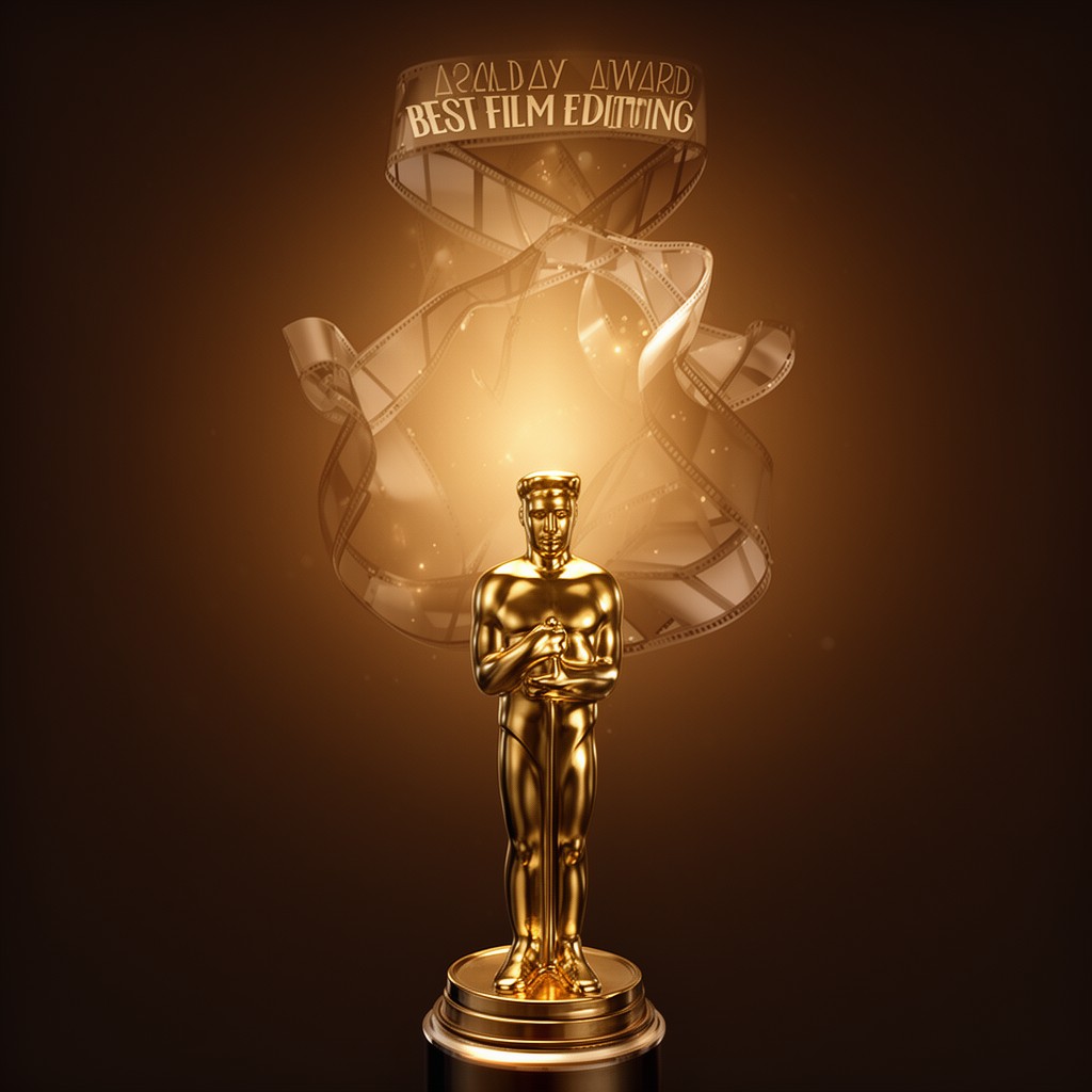 AI-generated illustration of Academy Award for Best Film Editing
