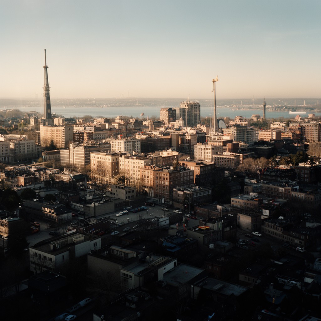 AI-generated illustration of City on a Hill