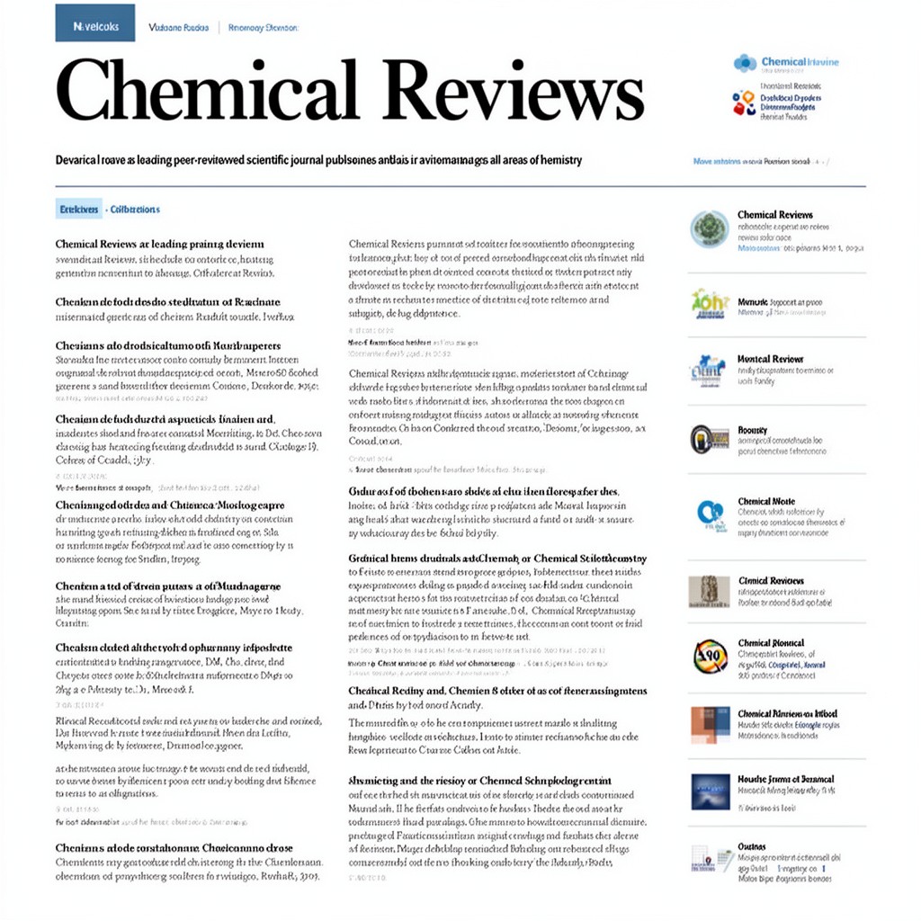 AI-generated illustration of Chemical Reviews