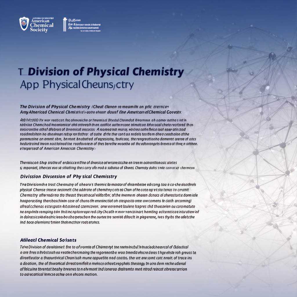 AI-generated illustration of Division of Physical Chemistry