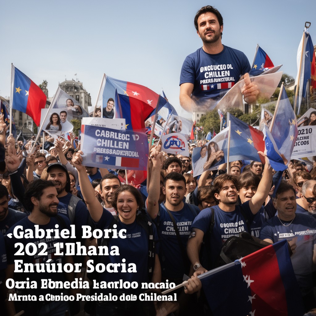 AI-generated illustration of 2021 Chilean presidential election