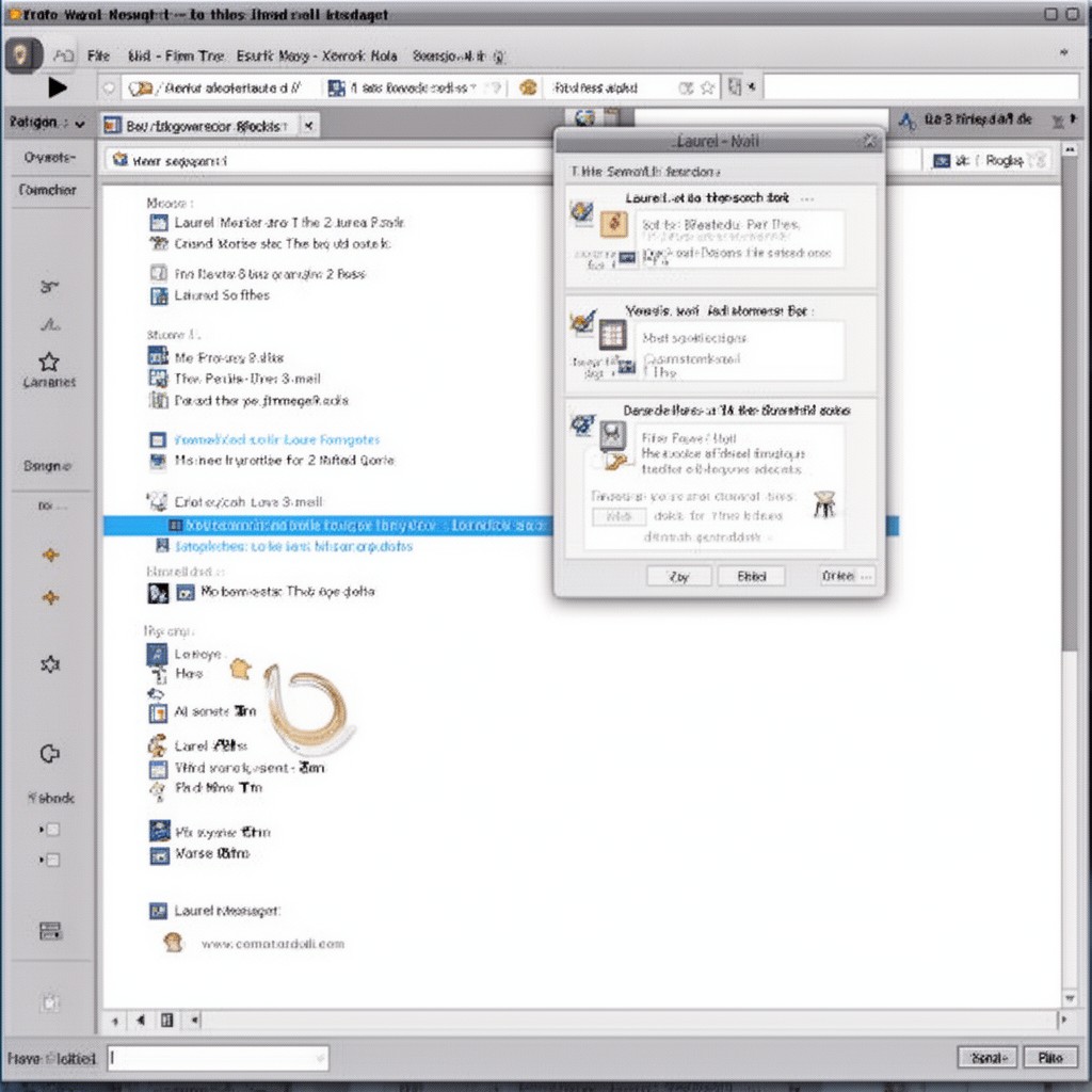 AI-generated illustration of Laurel email client