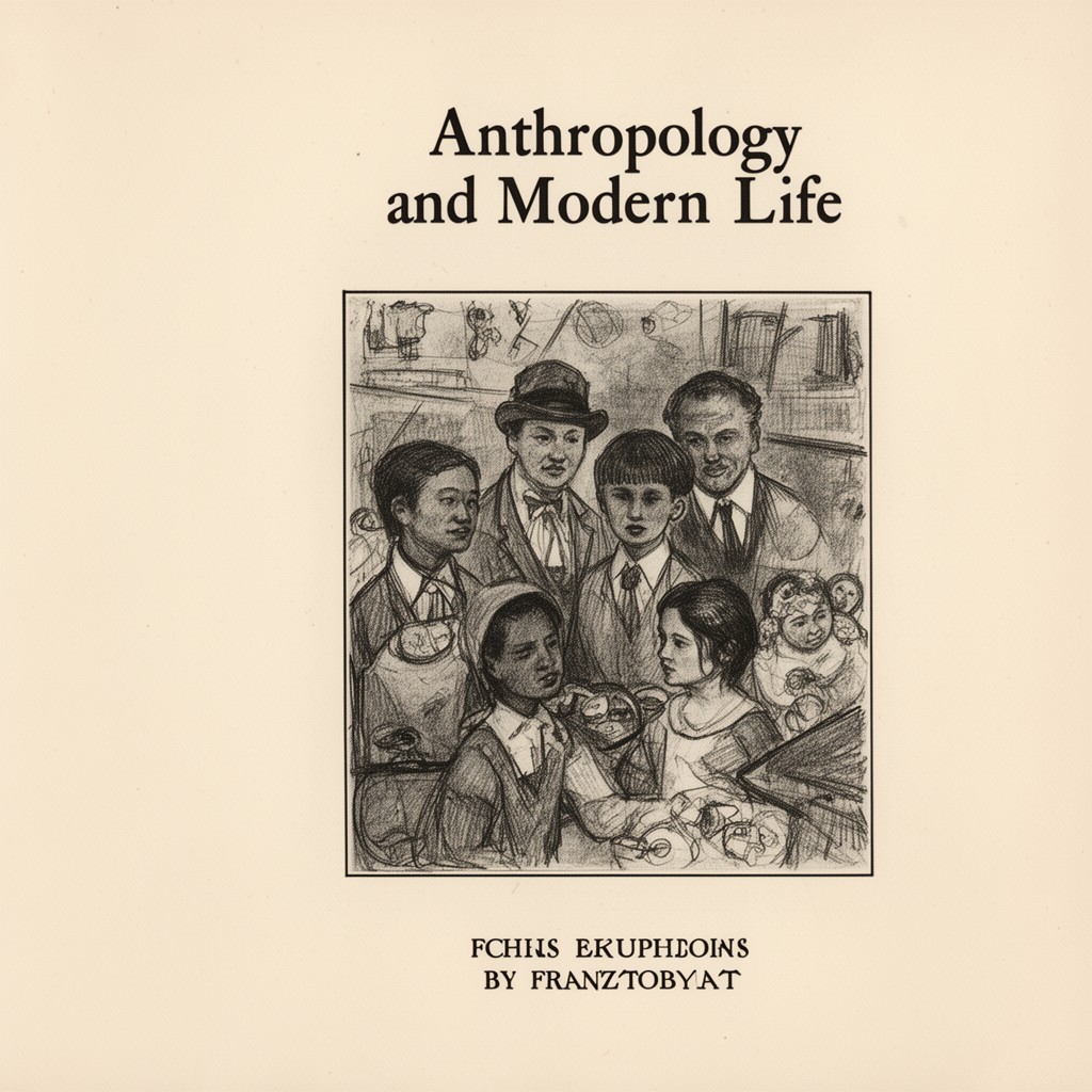 AI-generated illustration of Anthropology and Modern Life