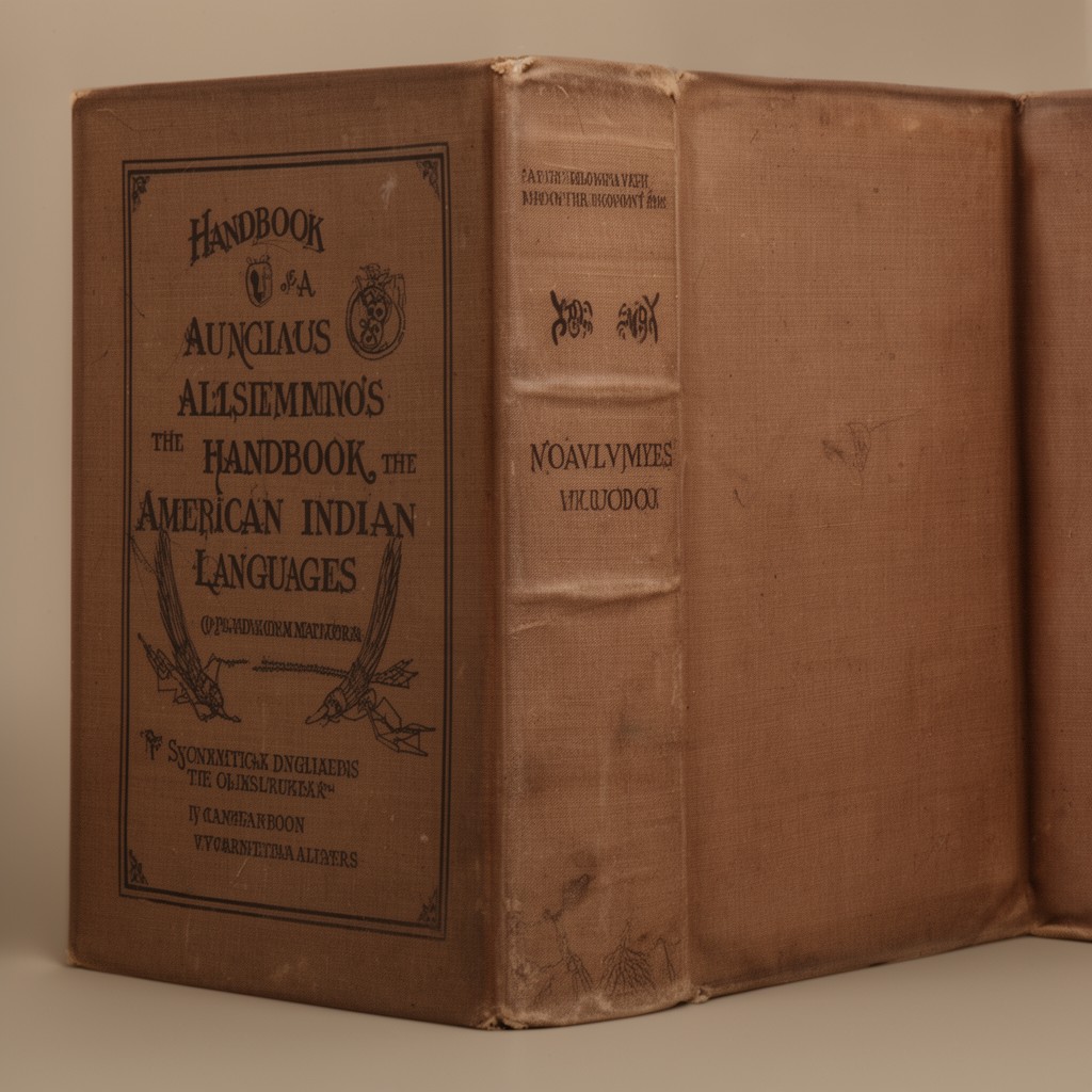 AI-generated illustration of Handbook of American Indian Languages