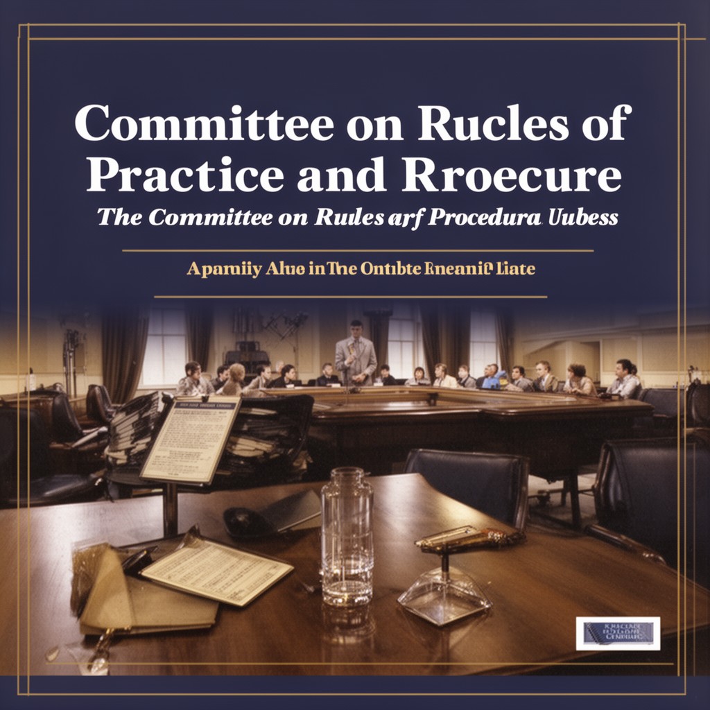 AI-generated illustration of Committee on Rules of Practice and Procedure
