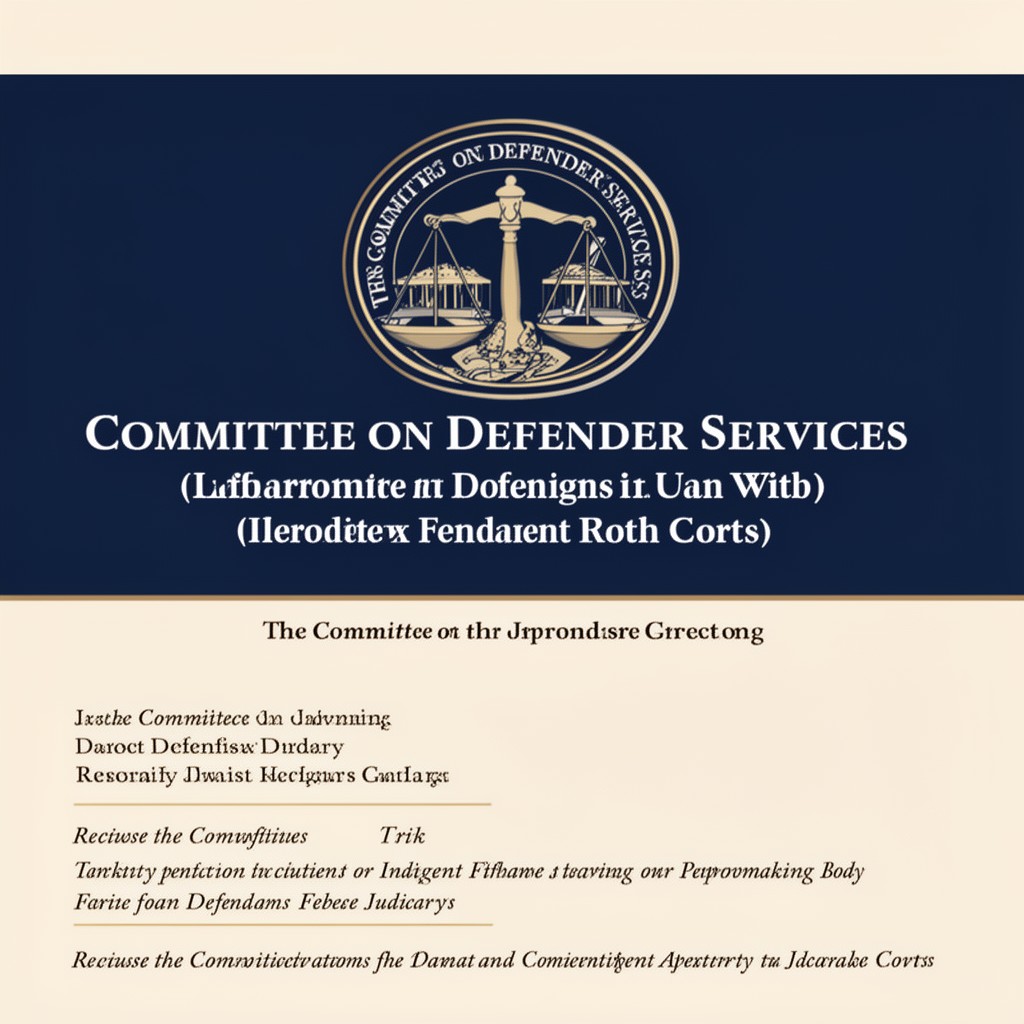 AI-generated illustration of Committee on Defender Services