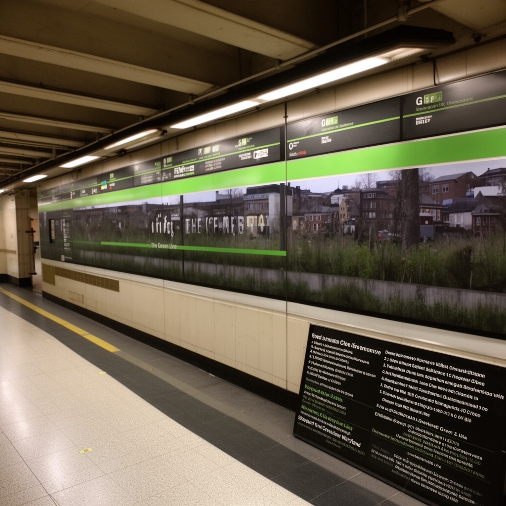 AI-generated illustration of Green Line