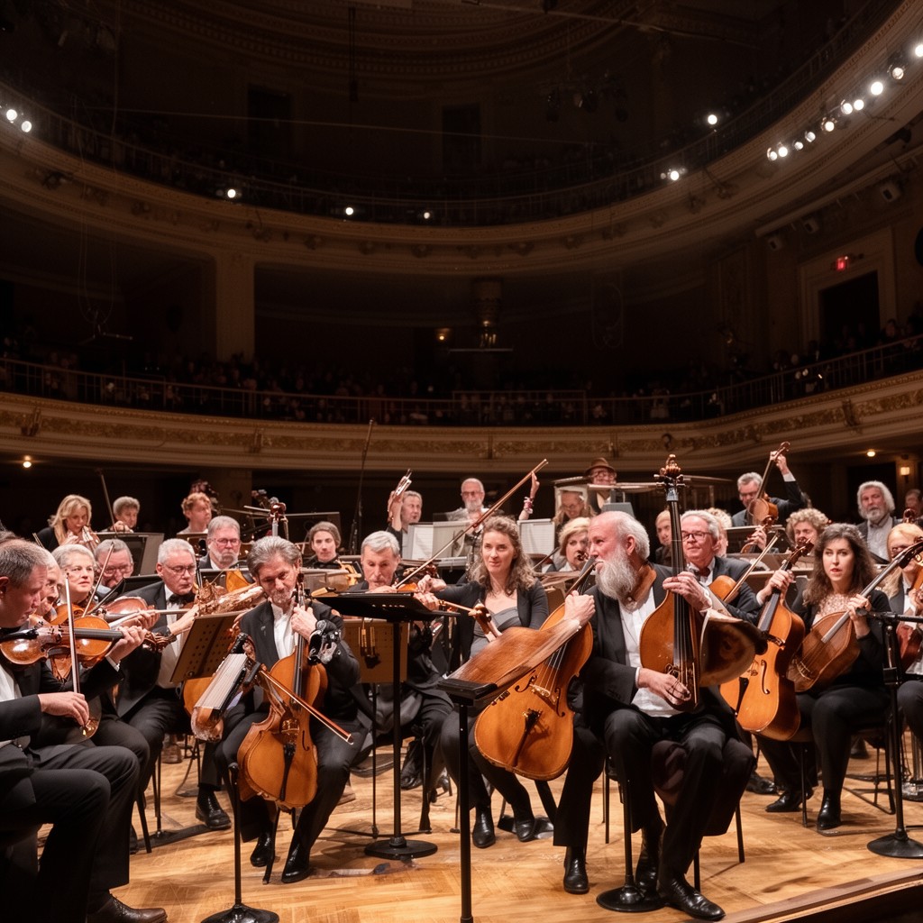 AI-generated illustration of National Symphony Orchestra