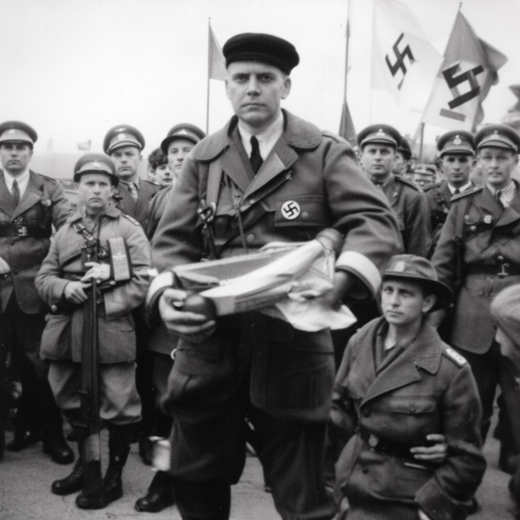 AI-generated illustration of Nazi Party