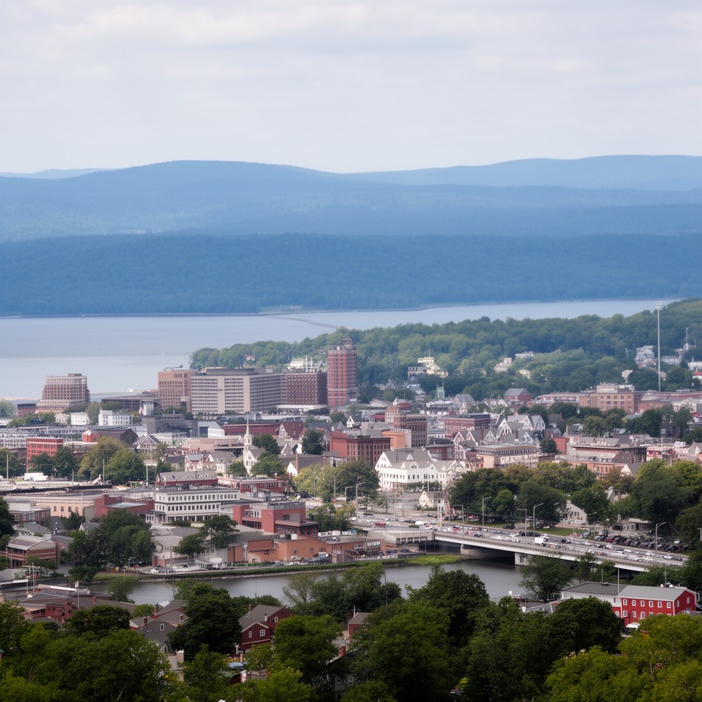 AI-generated illustration of Rockingham County, New Hampshire