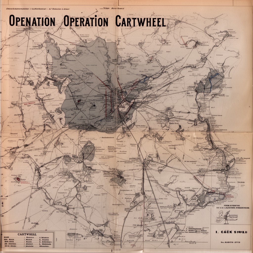 AI-generated illustration of Operation Cartwheel