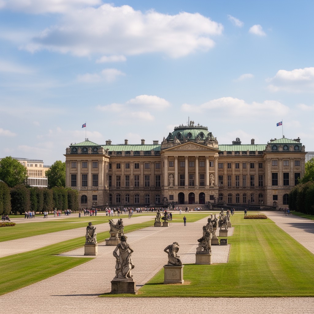 AI-generated illustration of Potsdam