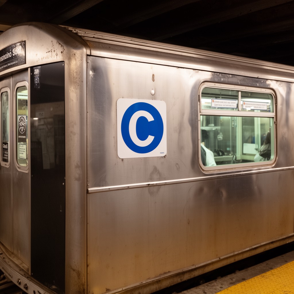 AI-generated illustration of C train