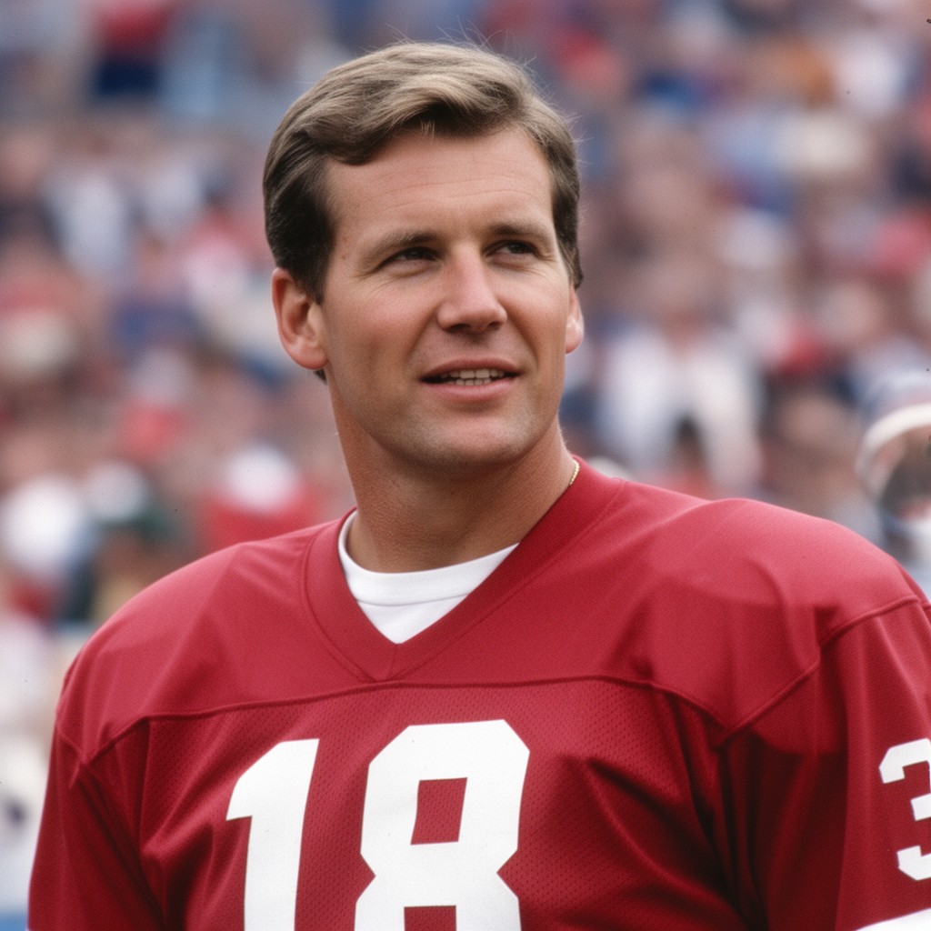 AI-generated illustration of Phil Simms