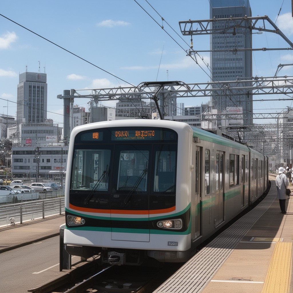 AI-generated illustration of Osaka Metro