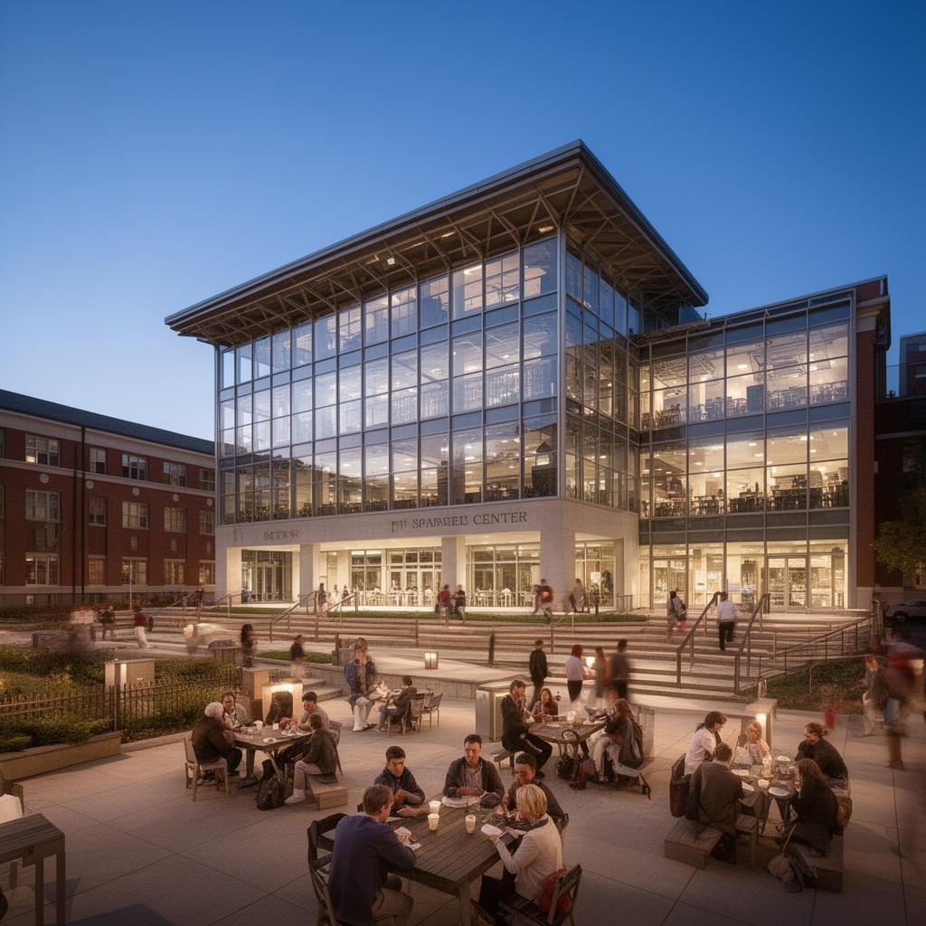 AI-generated illustration of Spangler Center