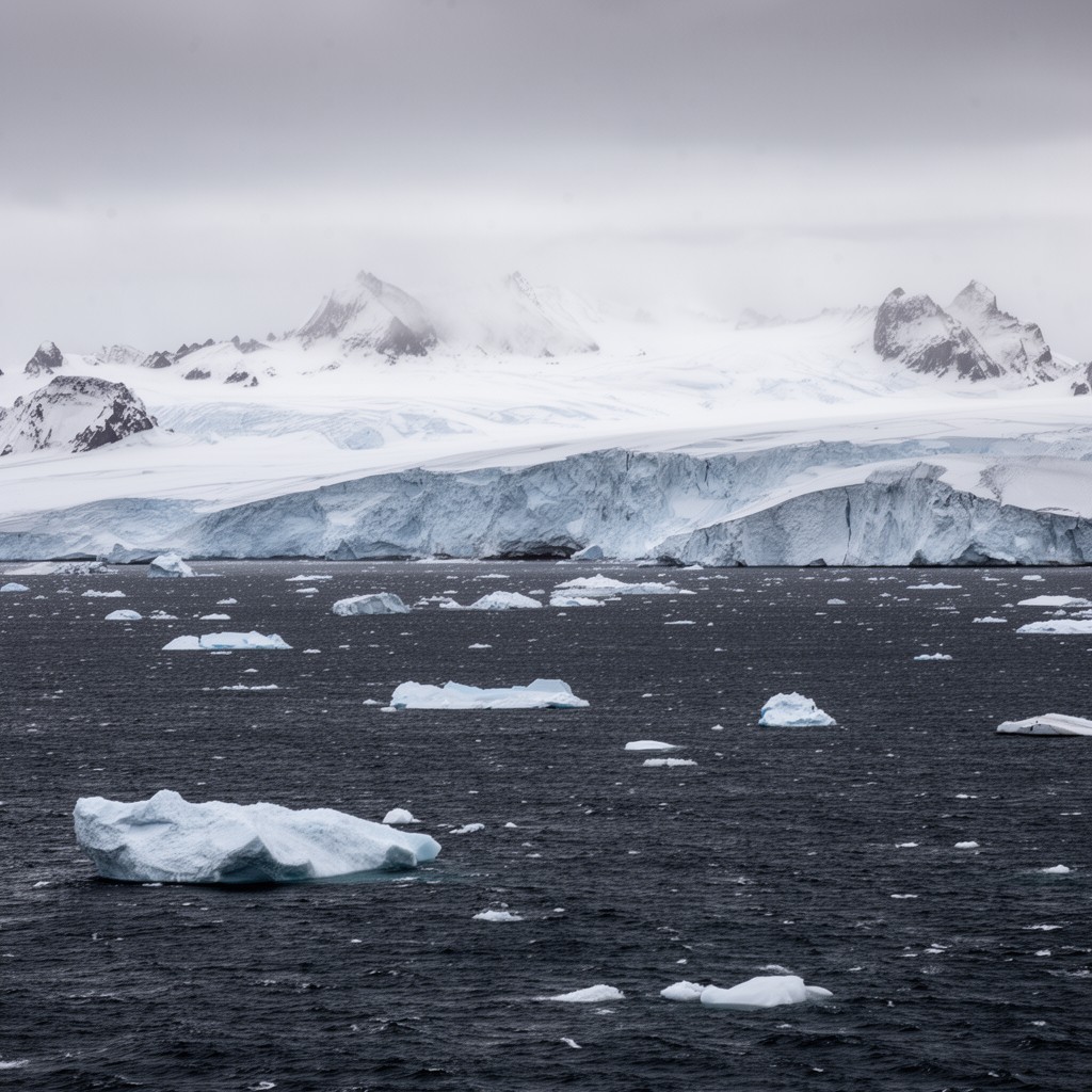 AI-generated illustration of Bering Sea