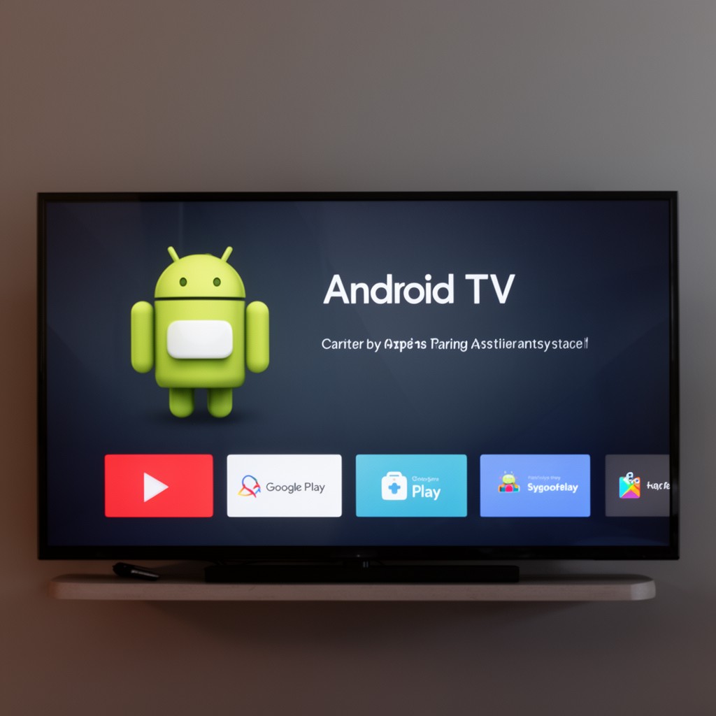 AI-generated illustration of Android TV