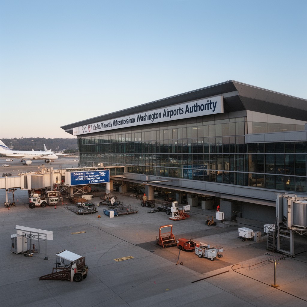 AI-generated illustration of Metropolitan Washington Airports Authority