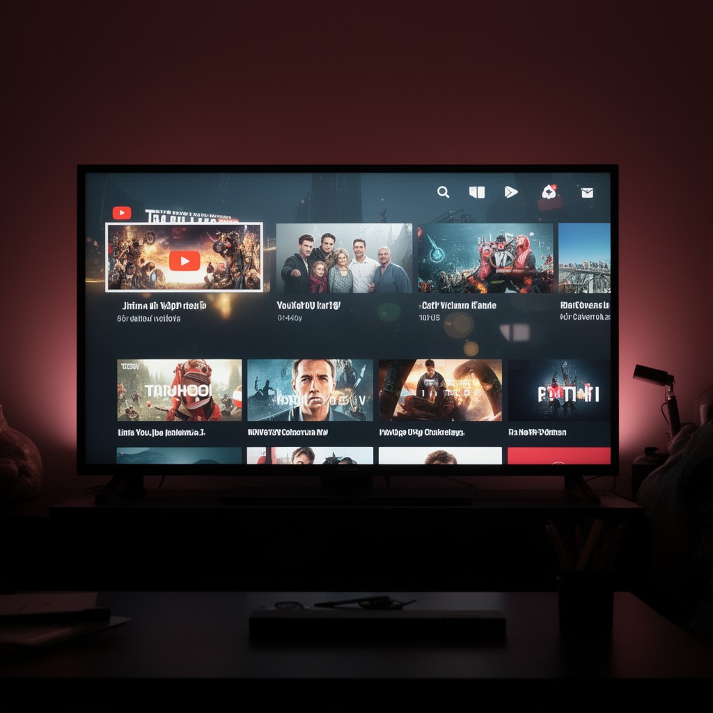 AI-generated illustration of YouTube TV