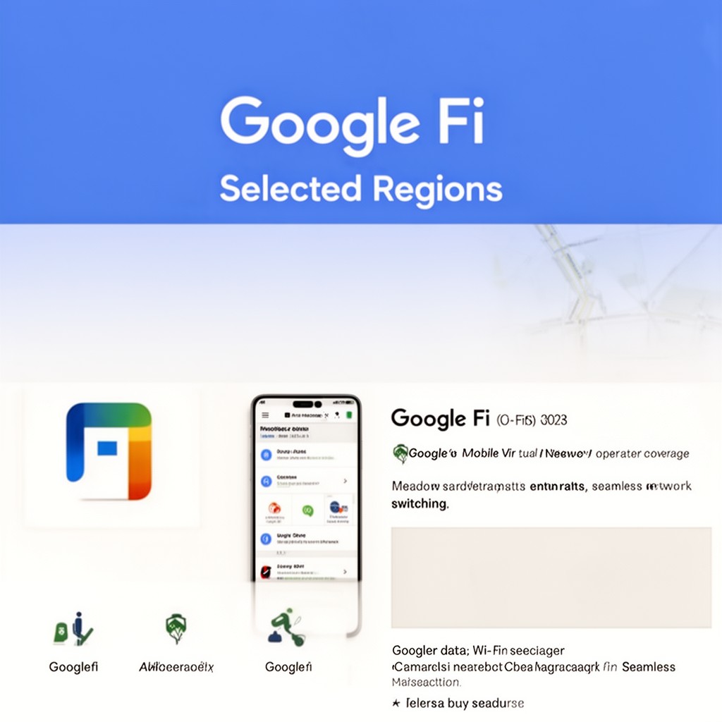 AI-generated illustration of Google Fi (in selected regions)