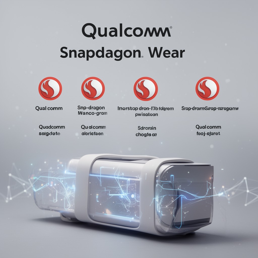 AI-generated illustration of Qualcomm Snapdragon Wear