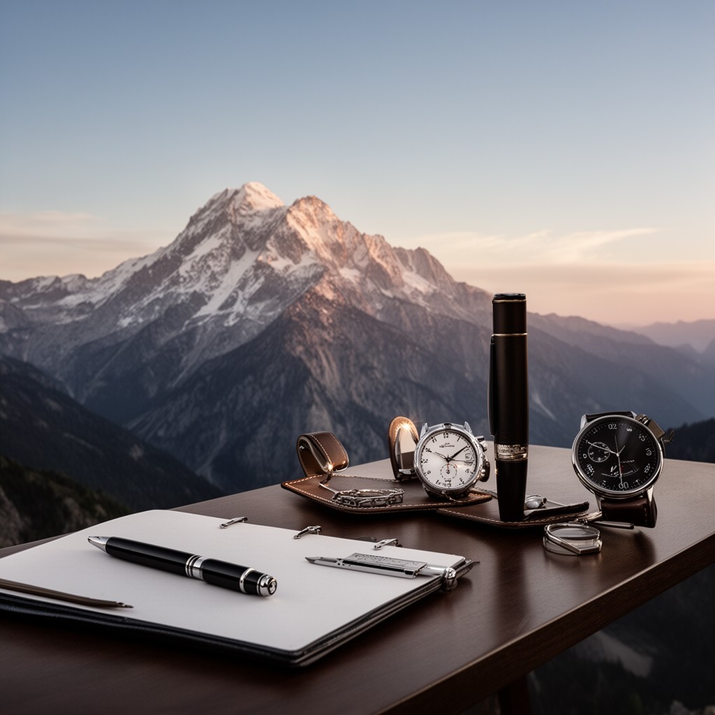 AI-generated illustration of Montblanc