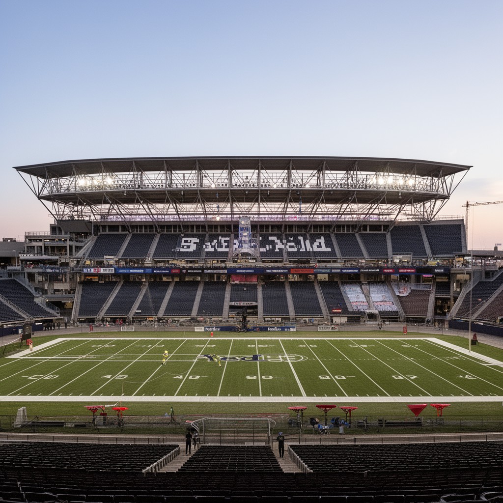 AI-generated illustration of FedExField