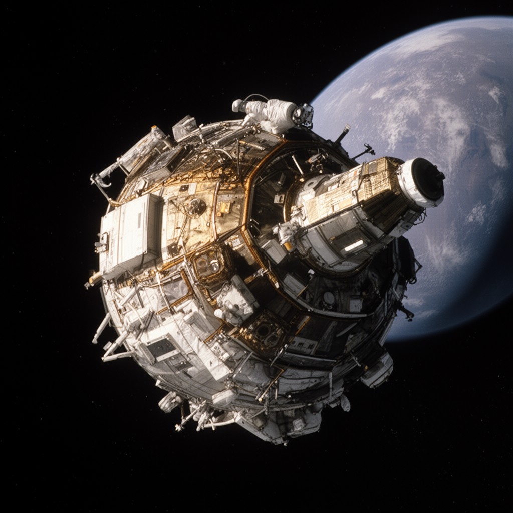 AI-generated illustration of Apollo 13