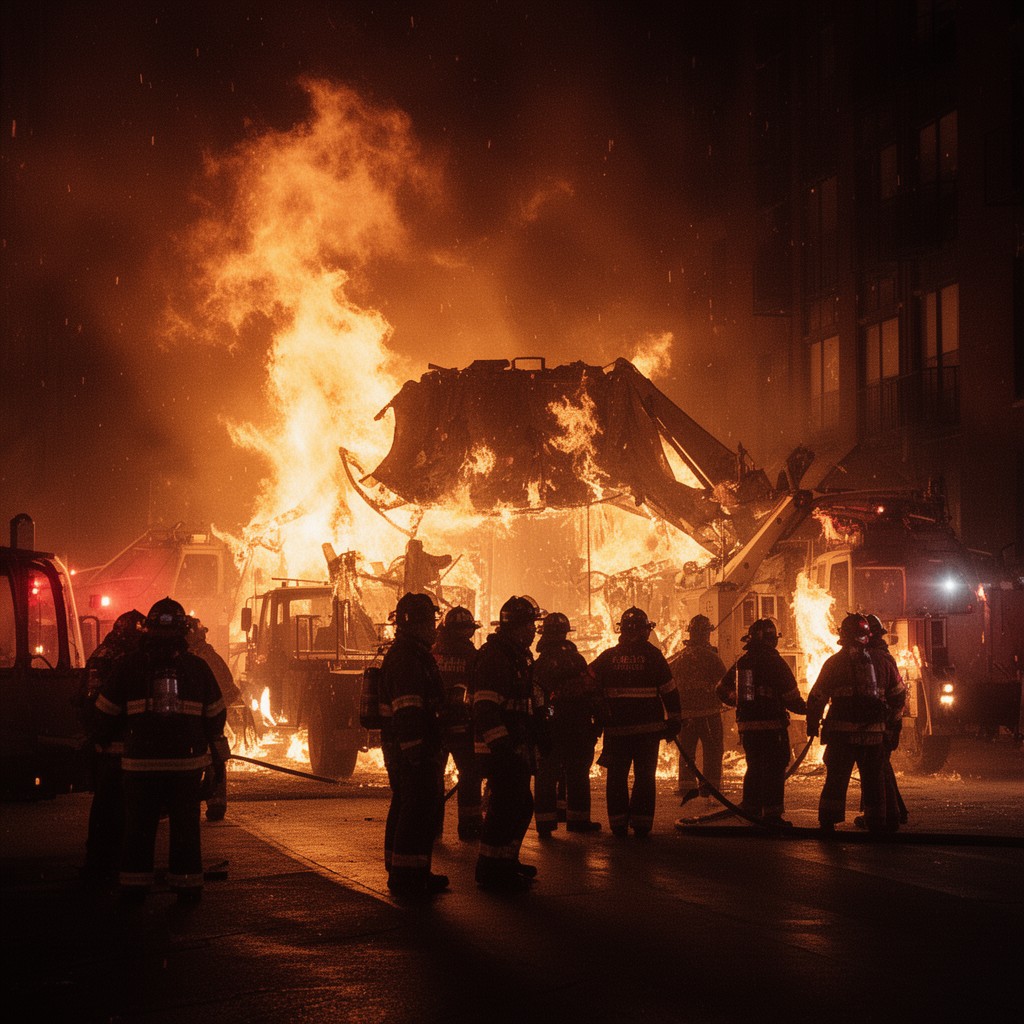 AI-generated illustration of Backdraft