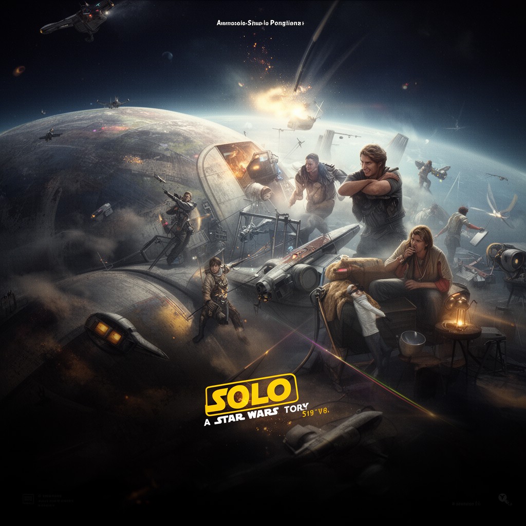 AI-generated illustration of Solo: A Star Wars Story