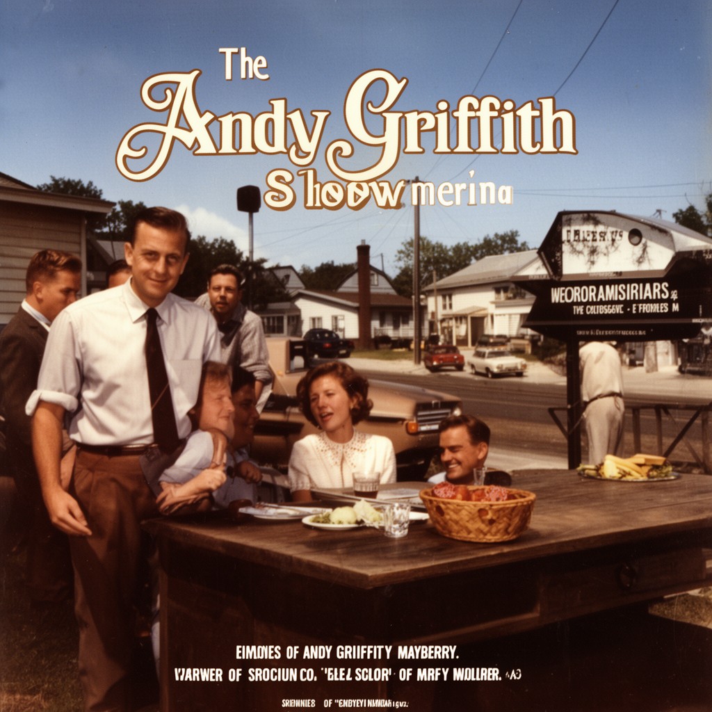 AI-generated illustration of The Andy Griffith Show