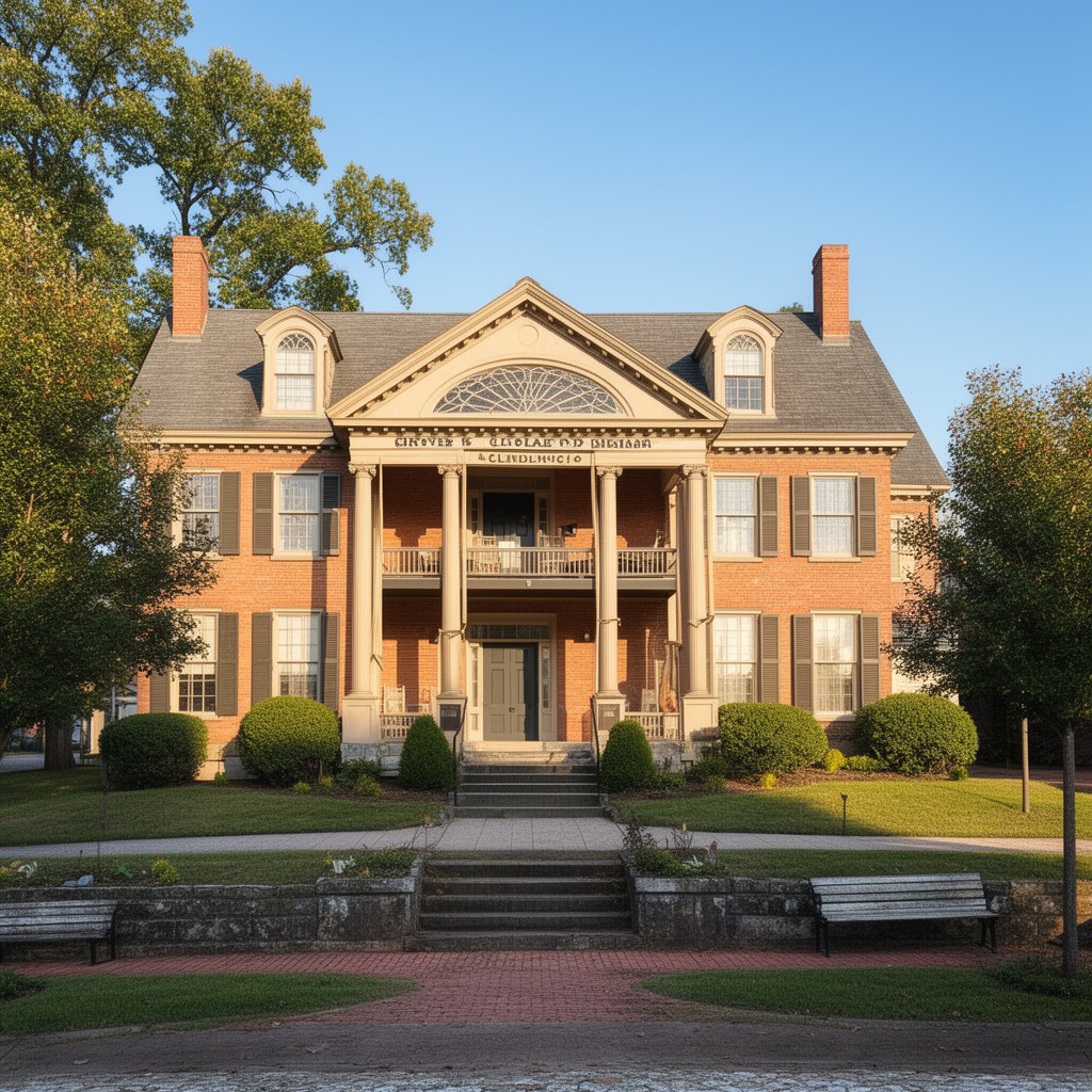 AI-generated illustration of Grover Cleveland Birthplace (historic site)