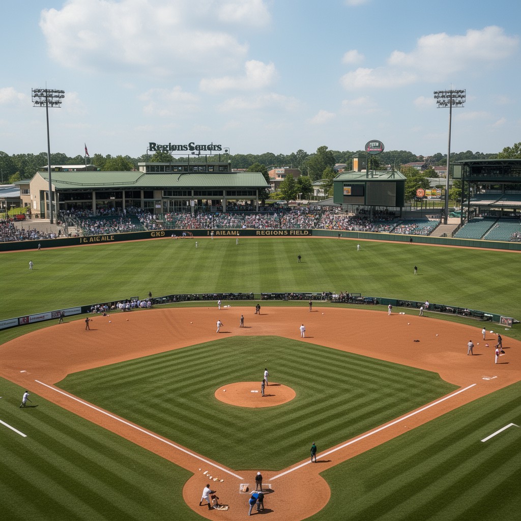 AI-generated illustration of Regions Field