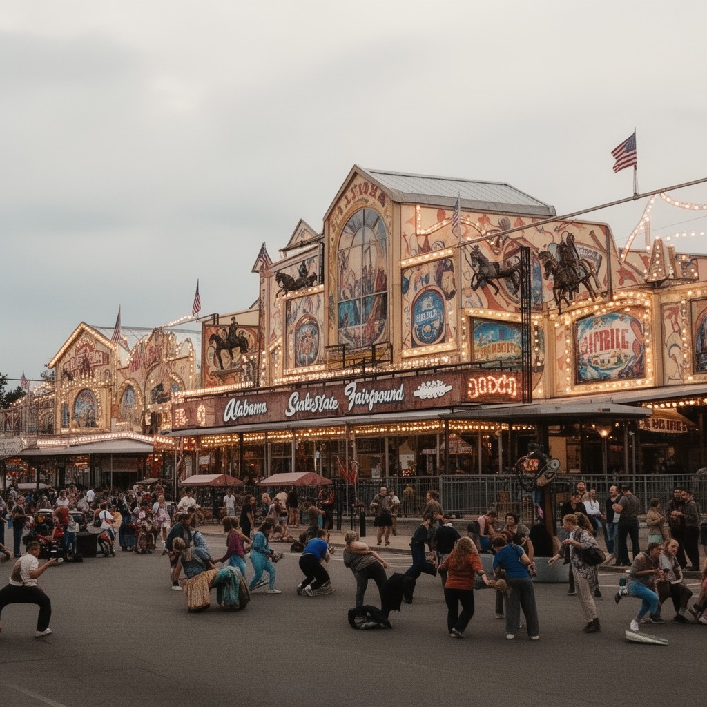 AI-generated illustration of Alabama State Fairgrounds